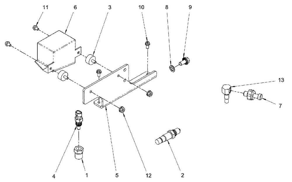 Engine Service Parts - Electrical Diagram and Parts List for 076168-00  Briggs and Stratton Generator